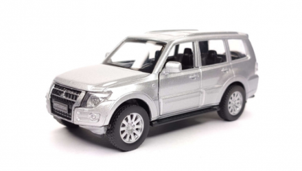 Машинка Автопром Mitsubishi Pajero 4WD Turbo 1:43 Silver - Retromagaz, image 3