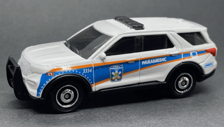 Машинка Велике Місто Matchbox 2023 Ford Police Interceptor Utility Highway 1:64 HVN42 White - Retromagaz, image 1