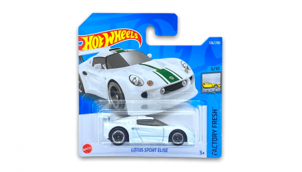 Машинка Базовая Hot Wheels Lotus Sport Elise Factory Fresh 1:64 HCW31 White - Retromagaz, image 1