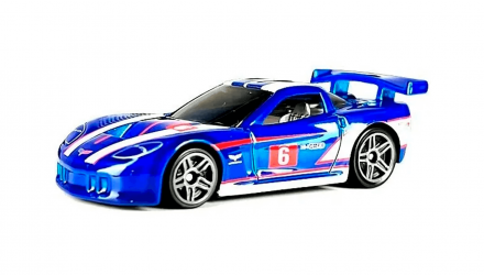 Машинка Базова Hot Wheels Corvette C6R Then and Now 1:64 HCV35 Blue - Retromagaz, image 3