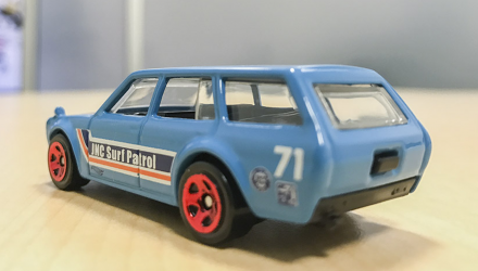 Машинка Базова Hot Wheels '71 Datsun Bluebird 510 Wagon Surf's Up 1:64 FBD29 Blue - Retromagaz, image 3