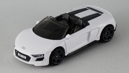 Машинка Базовая Hot Wheels 2019 Audi R8 Spyder Factory Fresh 1:64 GHB28 White - Retromagaz, image 5