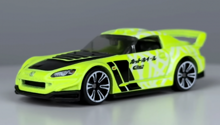 Тематическая Машинка Hot Wheels Honda S2000 Neon Speeders 1:64 HLH72/HRW72 Green - Retromagaz, image 2