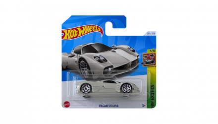 Машинка Базовая Hot Wheels Pagani Utopia Exotics 1:64 HRY83 Grey - Retromagaz, image 5