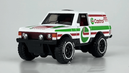 Тематическая Машинка Hot Wheels Range Rover Classic Castrol Speed Graphics 1:64 HRT08 White - Retromagaz, image 1