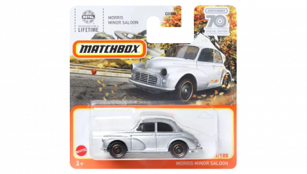 Машинка Велике Місто Matchbox Morris Minor Saloon 70 Years Special Edition 1:64 HLC51 Silver - Retromagaz, image 1