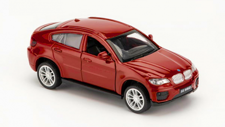 Машинка Автопром BMW X6 1:43 Red - Retromagaz, image 4