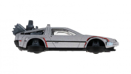 Машинка Базовая Hot Wheels DeLorean DMC-12 Back to the Future Time Machine - Hover Mode Screen Time 1:64 HTB33 Silver - Retromagaz, image 8