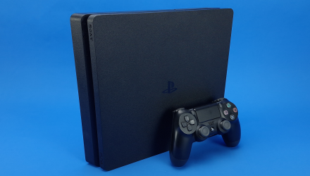 Набор Консоль Sony PlayStation 4 Slim 1TB Black Б/У  + Геймпад Беспроводной DualShock 4 Без Коробки Version 2 Новый - Retromagaz, image 3