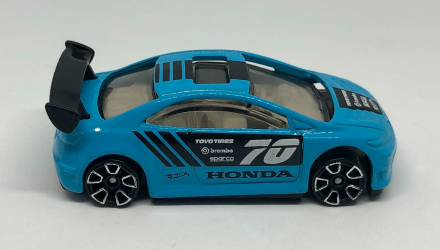 Тематическая Машинка Hot Wheels Honda Civic Si Honda 70th Anniversary 1:64 FKD26 Light Blue - Retromagaz, image 4