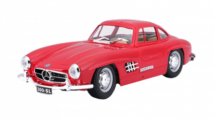 Машинка Bburago 1954 Mercedes-Benz 300 SL 1:24 Red - Retromagaz, image 1