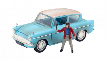 Машинка Jada 1959 Ford Anglia с Фигуркой Harry Potter 1:24 Blue - Retromagaz, image 1