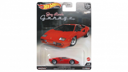 Машинка Premium Hot Wheels Lamborghini Countach LP 5000 QV Jay Leno's Garage 1:64 HCK09 Red - Retromagaz, image 1