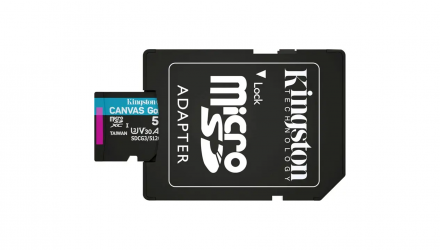 Карта Памяти Kingston Canvas Go! Plus UHS-I U3 V30 A2 + SD Adapter 512GB - Retromagaz, image 4