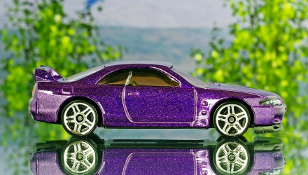 Машинка Базовая Hot Wheels Nissan Skyline GT-R R33 Then and Now 1:64 FJY75 Purple - Retromagaz, image 3