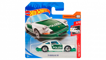 Машинка Базовая Hot Wheels '71 Porsche 911 Rescue 1:64 FYC80 White - Retromagaz, image 1