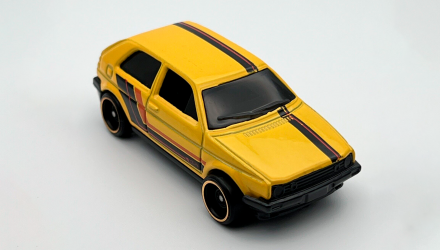 Машинка Базовая Hot Wheels Volkswagen Golf MK2 Then and Now 1:64 FJY57 Yellow - Retromagaz, image 5