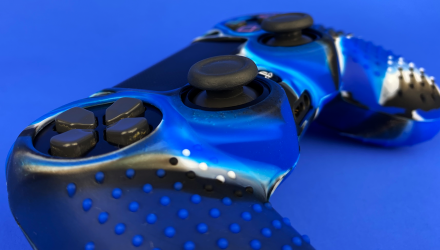 Чехол Силиконовый RMC PlayStation 4 Blue Camouflage Новый - Retromagaz, image 5