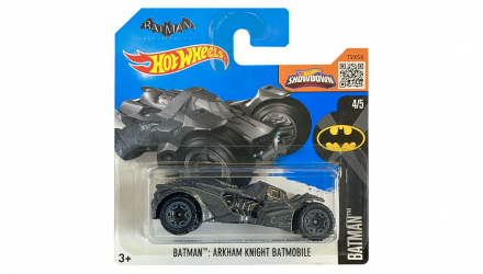 Машинка Базовая Hot Wheels Batman: Arkham Knight Batmobile Batman 1:64 DHT18 Dark Grey - Retromagaz, image 1