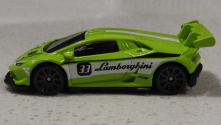 Машинка Базовая Hot Wheels Lamborghini Huracan LP 620-2 Super Trofeo Speed Graphics 1:64 DVB64 Green - Retromagaz, image 4