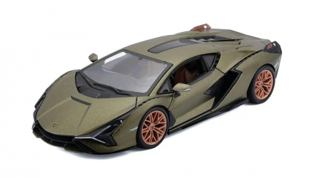 Машинка Bburago Lamborghini Sian FKP 37 1:24 Green - Retromagaz, image 1