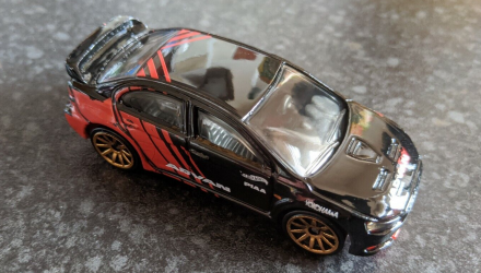 Машинка Базовая Hot Wheels 2008 Lancer Evolution Advan Speed Graphics 1:64 GHC82 Black - Retromagaz, image 4