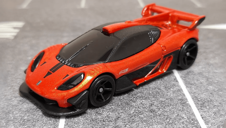 Машинка Базовая Hot Wheels Gordon Murray Automotive T.50s Exotics 1:64 HRY89 Orange - Retromagaz, image 1