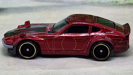 Машинка Базовая Hot Wheels Custom Datsun 240Z Nightburnerz 1:64 FJY95 Red - Retromagaz, image 4