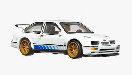 Машинка Premium Hot Wheels '87 Ford Sierra Cosworth Canyon Warriors 1:64 HKC54 White - Retromagaz, image 5