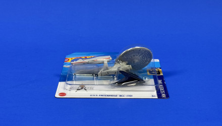 Машинка Базова Hot Wheels Star Trek U.S.S. Enterprise NCC-1701 Screen Time 1:64 HTB32 White - Retromagaz, image 4