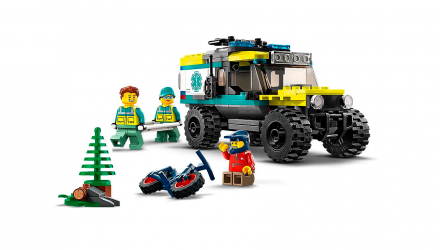 Конструктор Lego 4x4 Off-Road Ambulance Rescue City 40582 Новий - Retromagaz, image 4