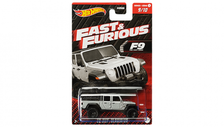 Тематическая Машинка Hot Wheels '20 Jeep Gladiator Fast & Furious 1:64 HNR99 Grey - Retromagaz, image 1