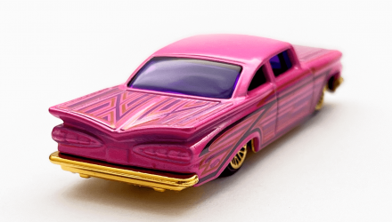 Машинка Базова Hot Wheels '59 Chevy Impala Chevy Bel Air 1:64 HCV08 Pink - Retromagaz, image 5