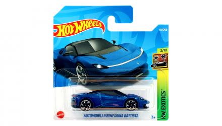 Машинка Базова Hot Wheels Automobili Pininfarina Battista Exotics 1:64 HCX53 Blue - Retromagaz, image 1