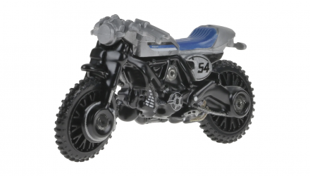 Набор Тематическая Машинка Hot Wheels Bad Bagger Motorcycle Club 1:64 HRR90 Blue  + BMW K 1300 R Red + R nineT Racer Yellow + Ducati Scrambler  Edition Silver + Honda Monkey Z50 Purple - Retromagaz, image 3