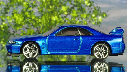 Машинка Базова Hot Wheels Nissan Skyline GT-R R33 Then and Now 1:64 FJV51 Blue - Retromagaz, image 4