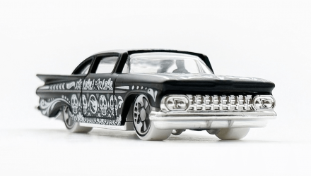 Машинка Базовая Hot Wheels '58 Impala Treasure Hunts Celebration Racers 1:64 HTB02 Black - Retromagaz, image 4