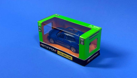 Машинка Автопром BMW X5M 1:32 Blue - Retromagaz, image 1