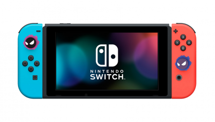 Накладки на Стіки RMC 4шт Ghost Nintendo Switch Black White - Retromagaz, image 1