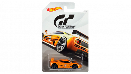 Тематическая Машинка Hot Wheels McLaren F1 GTR Gran Turismo 1:64 FKF34 Orange - Retromagaz, image 1