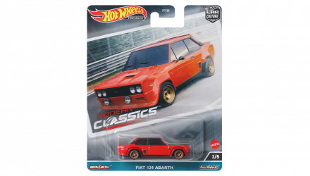 Машинка Premium Hot Wheels Fiat 131 Abarth Modern Classics 1:64 FPY86/HKC64 Red - Retromagaz, image 1