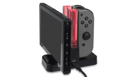 Зарядное Устройство Dobe Switch Charge Joy-Con + Controller Black Новый - Retromagaz, image 4