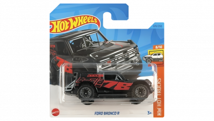 Машинка Базова Hot Wheels Ford Bronco R Hot Trucks 1:64 HKJ04 Black - Retromagaz, image 1