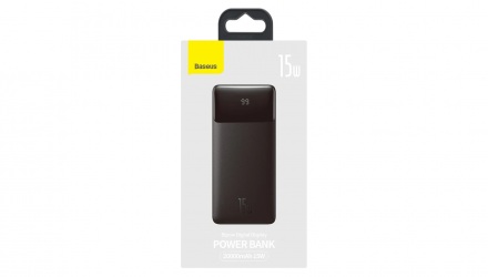 Портативный Аккумулятор Power Bank Baseus Bipow Digital Display Black 20000 mAh 15 W - Retromagaz, image 4