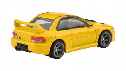 Машинка Premium Hot Wheels '98 Subaru Impreza 22B STi-Version Boulevard 1:64 HKF16 Yellow - Retromagaz, image 3