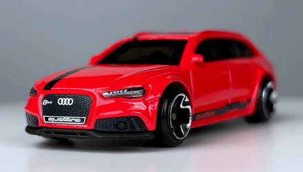 Тематическая Машинка Hot Wheels '17 Audi RS 6 Avant Hot Wagons 1:64 HWR56/HRR85 Red - Retromagaz, image 2