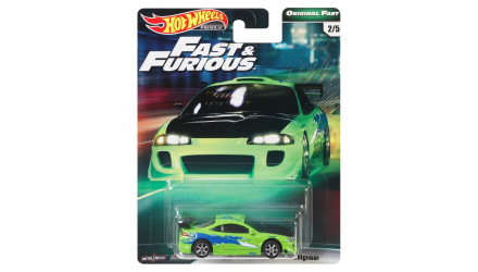 Машинка Premium Hot Wheels '95 Mitsubishi Eclipse Fast & Furious 1:64 GBW81 Green - Retromagaz, image 1