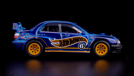 Машинка Premium Hot Wheels Subaru Impreza WRX Red Line Club RLC 1:64 HCW09 Blue - Retromagaz, image 3