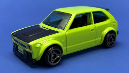 Машинка Базовая Hot Wheels '73 Honda Civic Custom J-Imports 1:64 HKG40 Green - Retromagaz, image 2