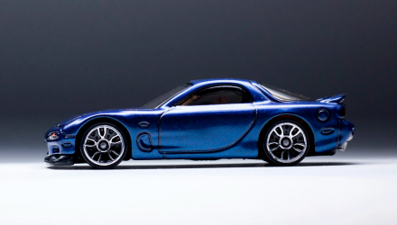 Машинка Базовая Hot Wheels '95 Mazda RX-7 Then and Now 1:64 DTW90 Dark Blue - Retromagaz, image 3